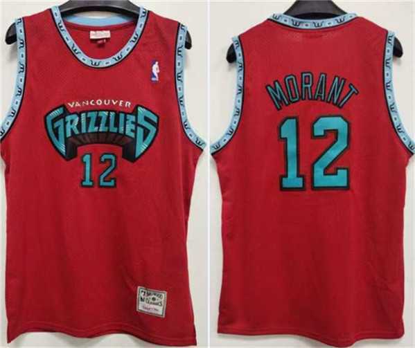 Men's Memphis Grizzlies #12 Ja Morant Red Stitched Jersey,We sell and wholesale Men's Memphis Grizzlies #12 Ja Morant Red Stitched Jersey on line form chian!